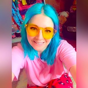 Clear yellow sunglasses